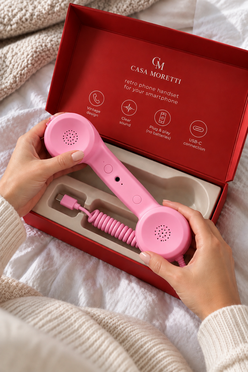 Retro phone handset